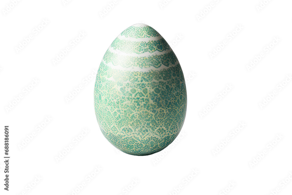 A high quality stock photograph of a single easter egg isolated on a white background A high quality stock photograph of a single easter egg isolated on a white background