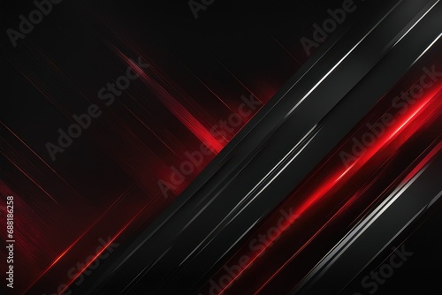 Modern abstract black red background for design. Dark with a light spot, line, stripe. Futuristic. Rough, grain. Glowing, shiny, blaze, explosion, bright. Spotlight. Color gradient. Banner. Luxury.