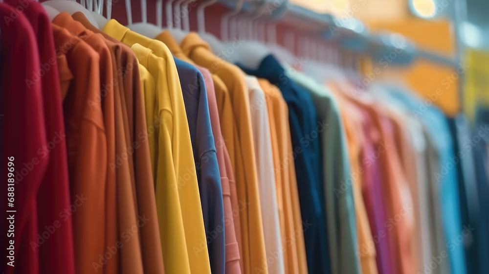 custom made wallpaper toronto digitalAbstract blur background of charity shop or thrift store, which sell second hand, used clothing, accessories, books and household goods 