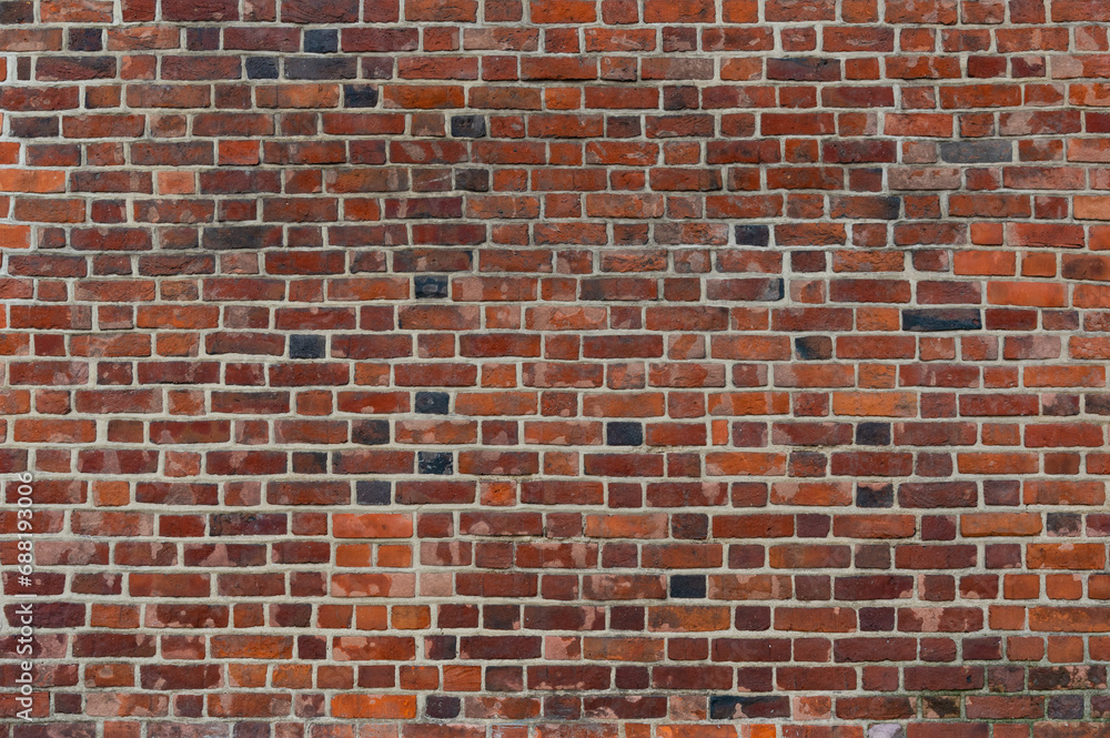 Fototapeta premium Vintage red brick wall background
