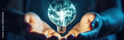 a person's hand is facing in a light bulb,