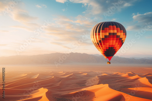 hot air balloon in region country © USAMA