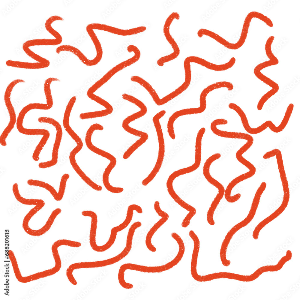 Orange doodles scribble backdrop Orange doodles scribble backdrop