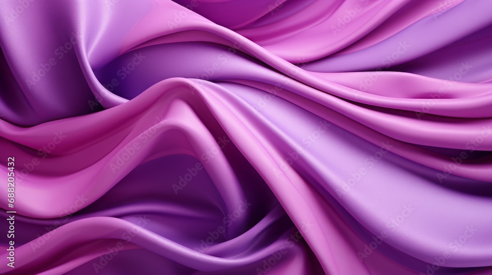 Obraz premium material closeup, metal hydrogen, topographic, flowing shapes, purple and pink, copy space, 16:9