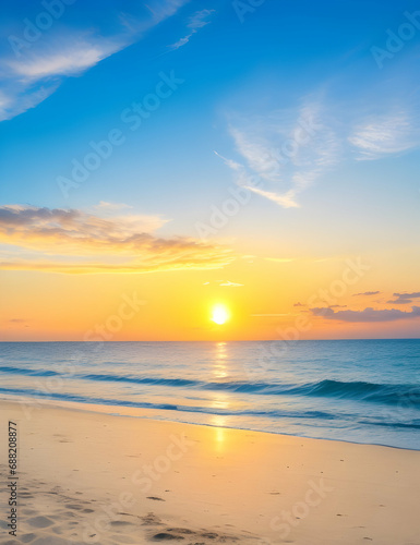 sunrise on the beach wallpaper 