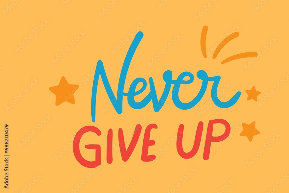 Never Give Up Wallpaper And Banner Also Negative Space You Can Write 