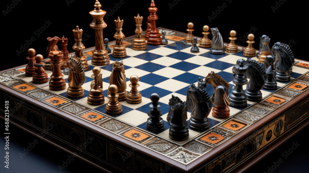 Intense blitz chess match Intense blitz chess match