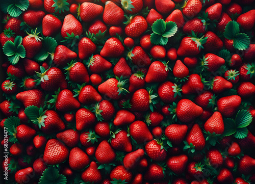 Fond de fraises en vrac