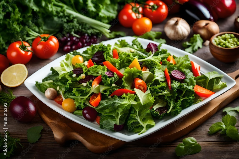 new food representation with vegetables new food representation with vegetables