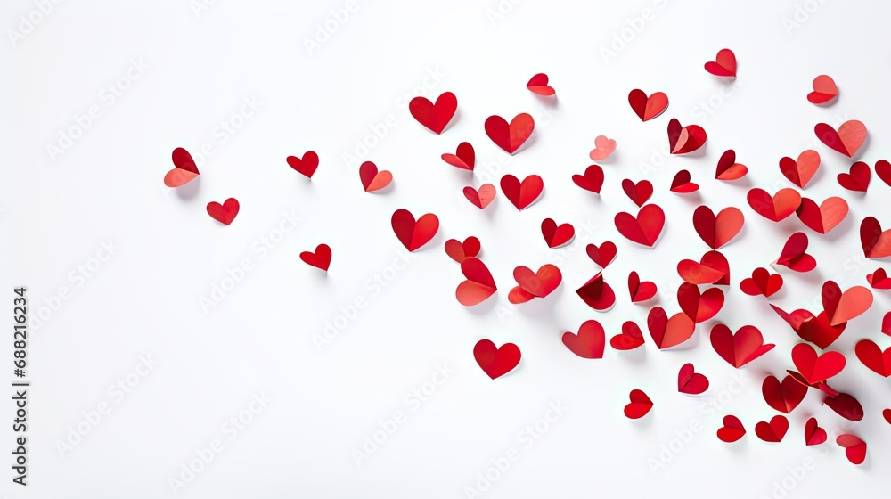 card made of hearts for a romantic Valentine's Day theme. card made of hearts for a romantic Valentine's Day theme.