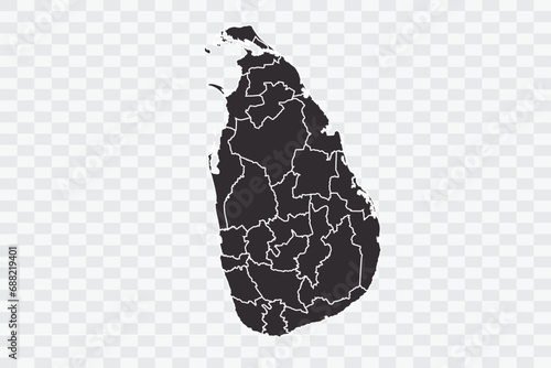 Sri Lanka Map iron Color on White Background quality files Png
