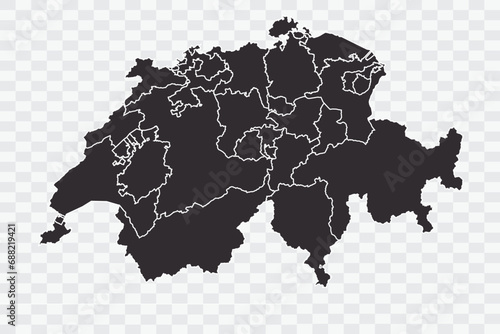 Switzerland Map iron Color on White Background quality files Png