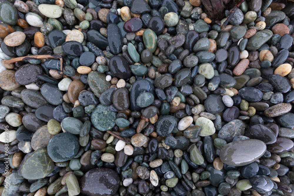 Stones on the beach, Gemstone beach, Invercargill Stones on the beach, Gemstone beach, Invercargill