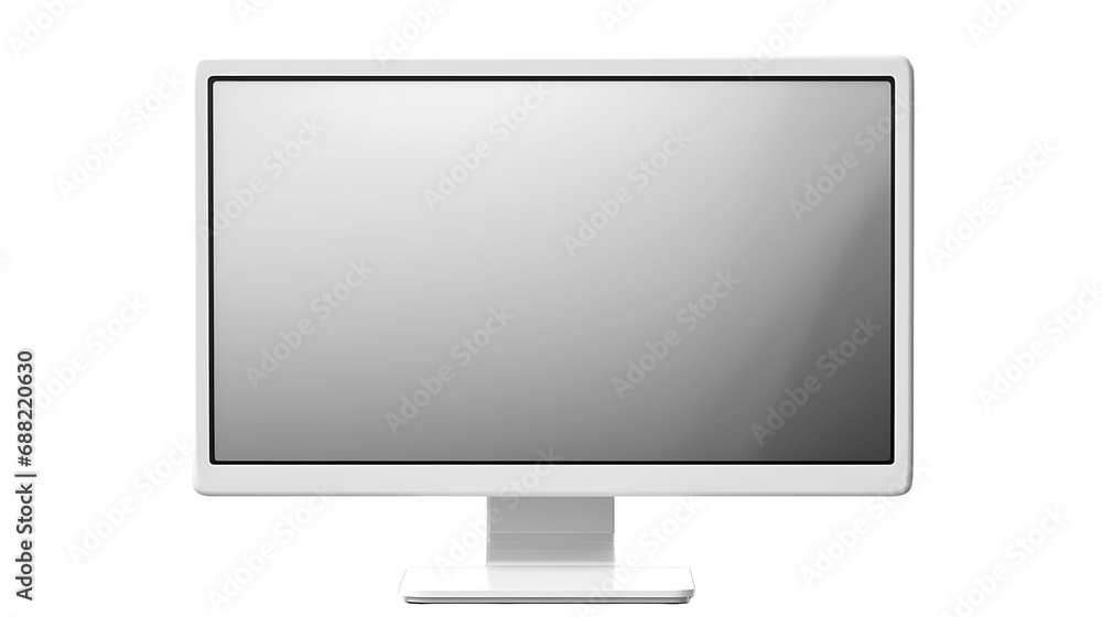 Monitor de ordenador sobre fondo transparente Monitor de ordenador sobre fondo transparente