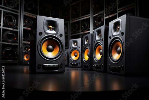 Studio monitors, loudspeakers, industrial design