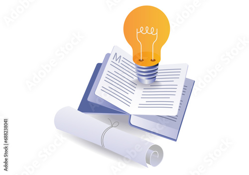 Find lots of ideas by reading books illustration concept