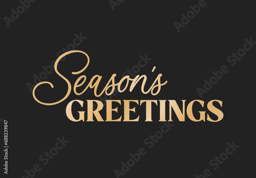 Seasons Greetings, Holiday Greetings, Season Greetings Background, Holiday Background, Holiday Banner, Christmas Background, Vector Illustration