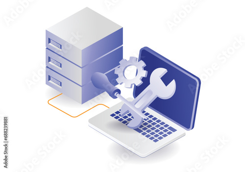 Web developers are maintaining server computer applications
