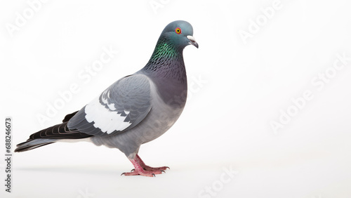 pigeon bird isolated on white background