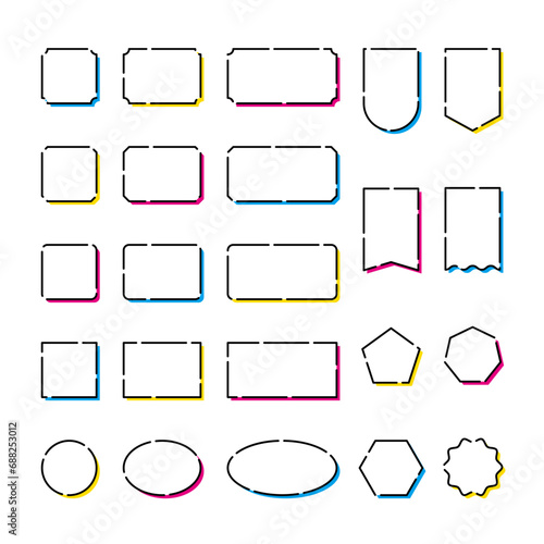 シンプルなフレームセット（23種類）