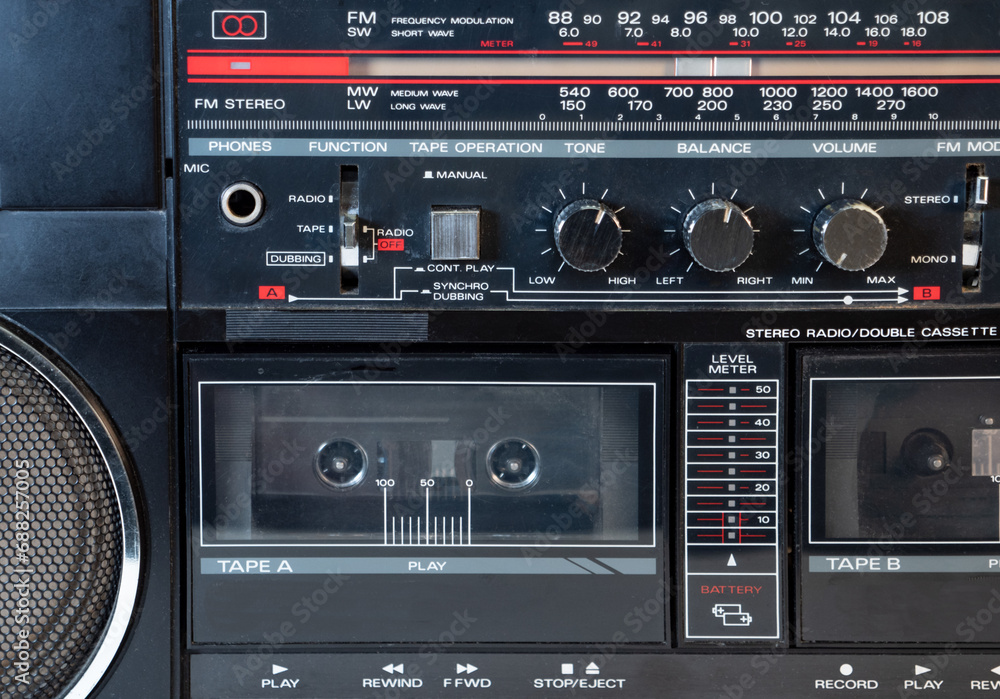 Fototapeta premium Cassette Player