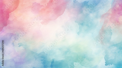 Generative AI image of watercolor background