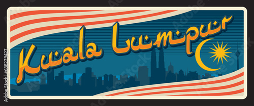 Canvas Print Federal Territory of Kuala Lumpur in Malaysia