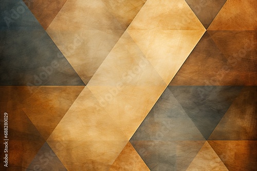 texture background vintage faded stressed pattern random shapes amond triangles blocks squares angled gray design brown abstract geometric diagonal tan photo