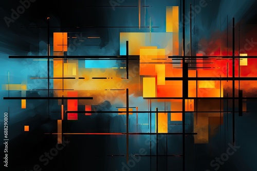 distribute sell legal creation own my entirely image this stribute geometric abstract art background artwork painting contemporary design