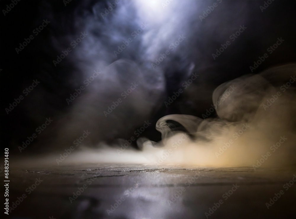 Foggy dark background with copy space Foggy dark background with copy space