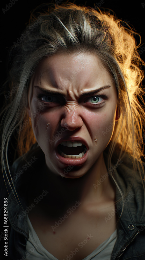 The woman was very angry. Because someone accidentally destroyed the work that she had created with so much difficulty and time. The woman was very angry. Because someone accidentally destroyed the work that she had created with so much difficulty and time.