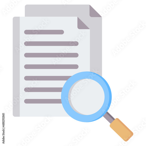 Evidence Flat Icon