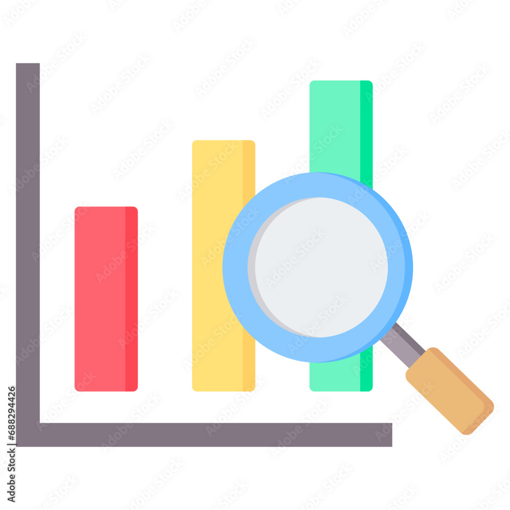 Analysis Flat Icon Analysis Flat Icon