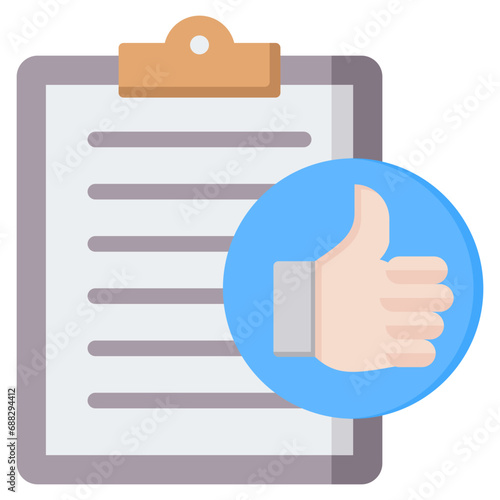 Acceptable Flat Icon