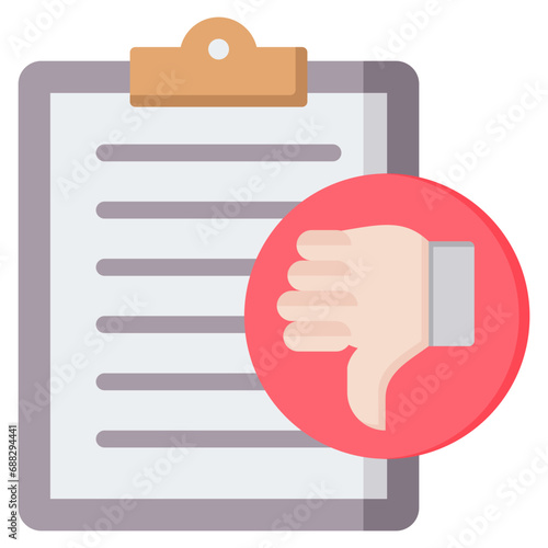 Adverse Flat Icon