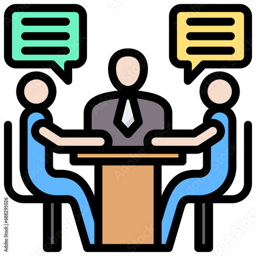 Discuss Outline Color Icon