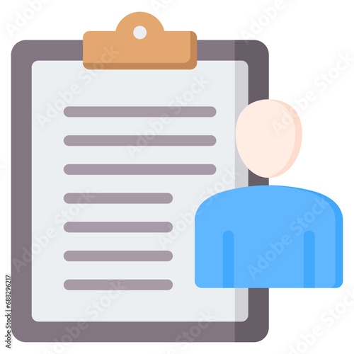 Curriculum Vitae Flat Icon