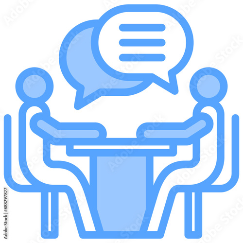 Counseling Blue Icon