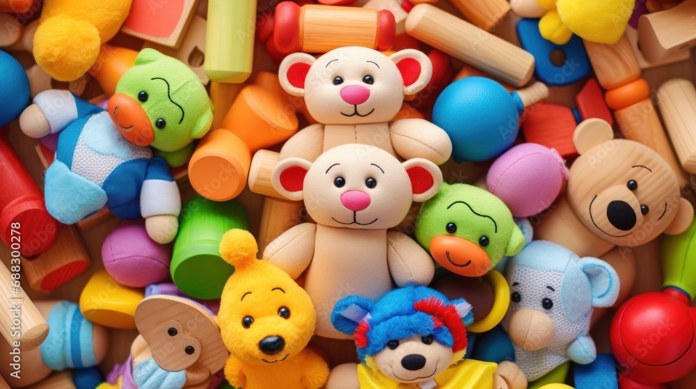 Baby kids toys frame on background, Toy many colorful educational wooden. play, Top view, executive function, kid, skill, education, intelligence quotient, emotional quotient, childhood, development Baby kids toys frame on background, Toy many colorful educational wooden. play, Top view, executive function, kid, skill, education, intelligence quotient, emotional quotient, childhood, development