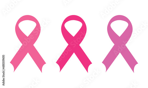 Pink Cancer Ribbon Vector and Clip Art