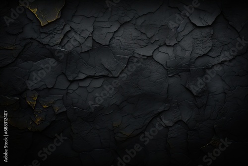 background texture stone lava abstract Black banner horizontal copy space art grey grimy illustration marbled canvas painting website graphic poster retro frame vintage
