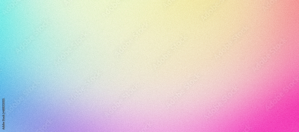 Pastel gradient background grainy blue purple yellow pink light colors noise texture banner design abstract background