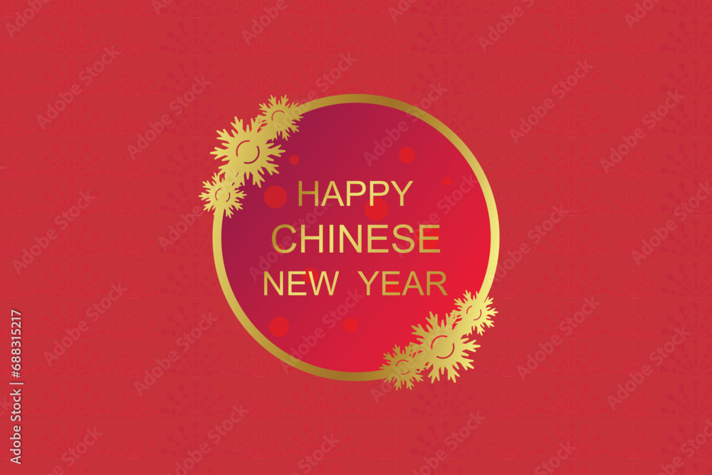 Happy Chinese New Year 2024 concept. Design for background, poster, banner and greeting card.