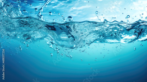 Aqua Blue: A Refreshing and Invigorating Background