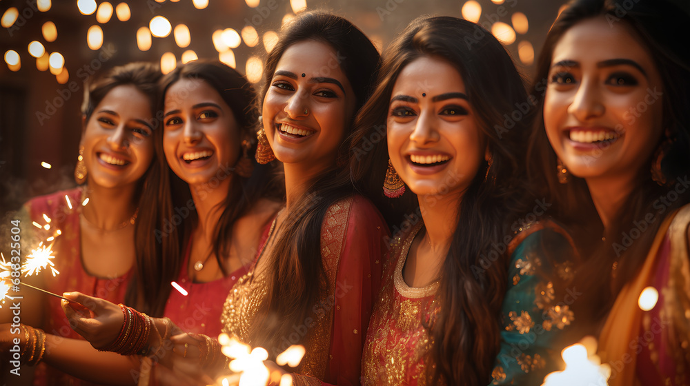 makar sankranti, diwali, lohri beautiful and happy dancing indian woman in punjabi or saree traditional dress makar sankranti, diwali, lohri beautiful and happy dancing indian woman in punjabi or saree traditional dress