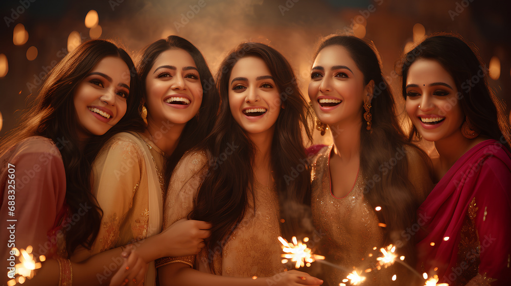 makar sankranti, diwali, lohri beautiful and happy dancing indian woman in punjabi or saree traditional dress makar sankranti, diwali, lohri beautiful and happy dancing indian woman in punjabi or saree traditional dress