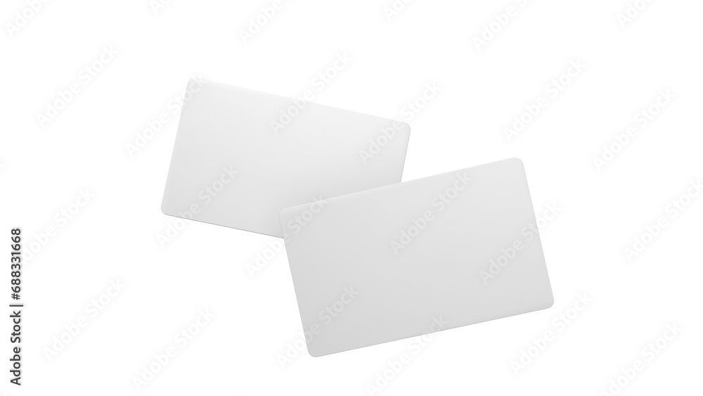 3D rendered Business card mock up with front and back. Empty mockup for Presentation on isolated Light Grey background 3D rendered Business card mock up with front and back. Empty mockup for Presentation on isolated Light Grey background
