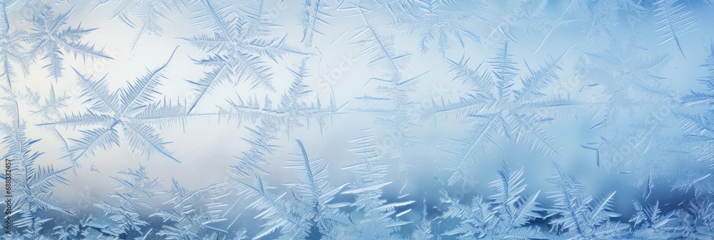 A Winter's Tale Told Through the Intricate Patterns of Ice Crystals on a Frost-Kissed Window Pane in the Early Morning Light A Winter's Tale Told Through the Intricate Patterns of Ice Crystals on a Frost-Kissed Window Pane in the Early Morning Light