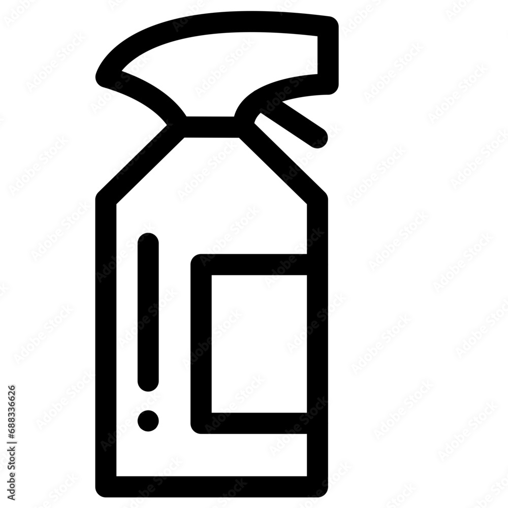 Doodle Spray Outline Icon