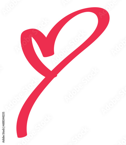 scribbled heart illustration